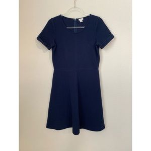 J•Crew Blue tea dress. Size 8